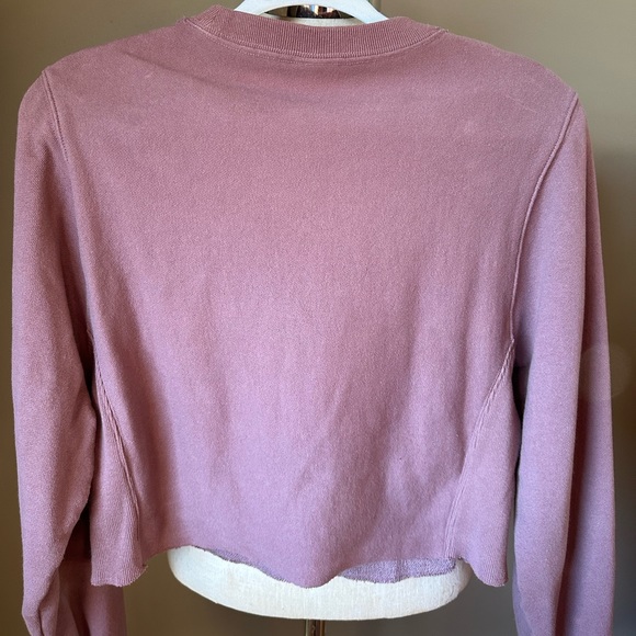 VS Pink Crew Cropped Sweater - Picture 3 of 3